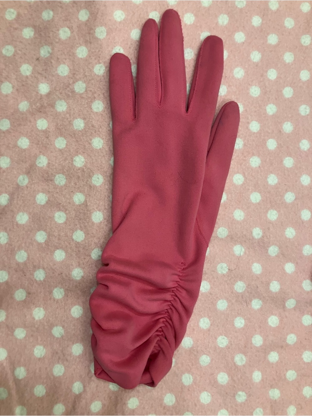 Vintage Hansen Gloves 7 Raspberry Pink - Picture 3 of 10